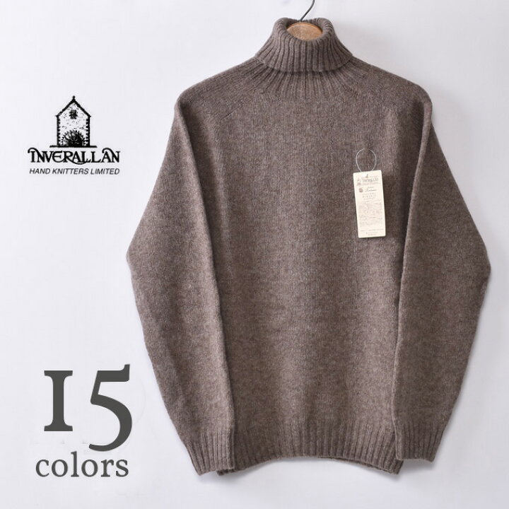 楽天市場】INVERALLAN / ROLL NECK SHETLAND SWEATERインバーアラン 