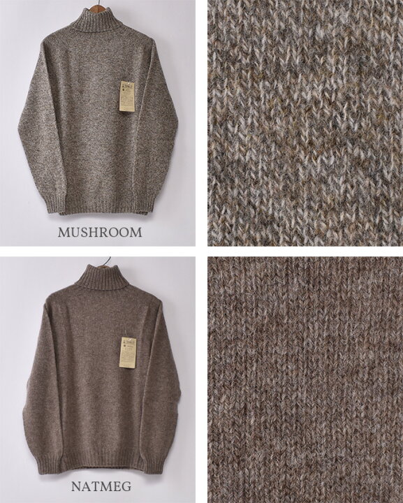 楽天市場】INVERALLAN / ROLL NECK SHETLAND SWEATERインバーアラン 