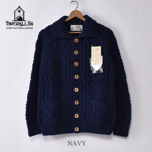 ʒyINVERALLANzCo[A3A Cardigan Hinchliffe Cashmere 100% Hand Knit3AJ[fBK JV~A100% nhjbgS3F
