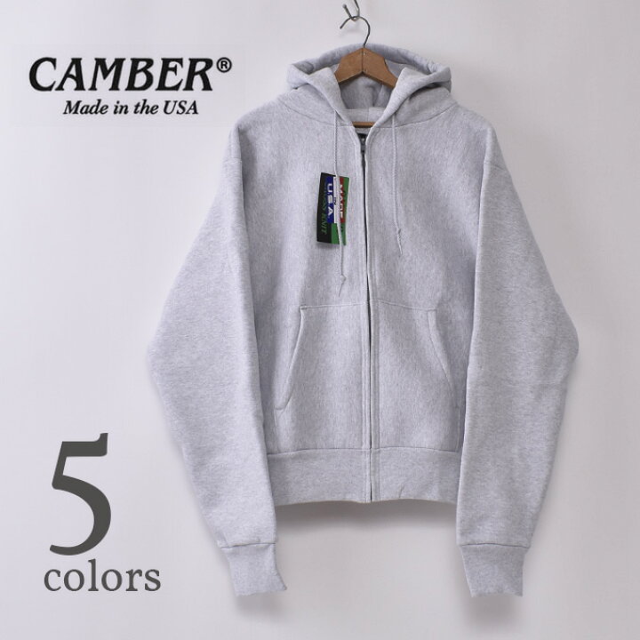 楽天市場】CAMBER / #231 CROSS KNIT ZIPPER HOODED 12ozキャンバー 