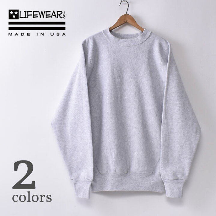 楽天市場】LIFE WEAR / 9520 HEAVY WEIGHT CREW NECK SWEATSHIRTS 