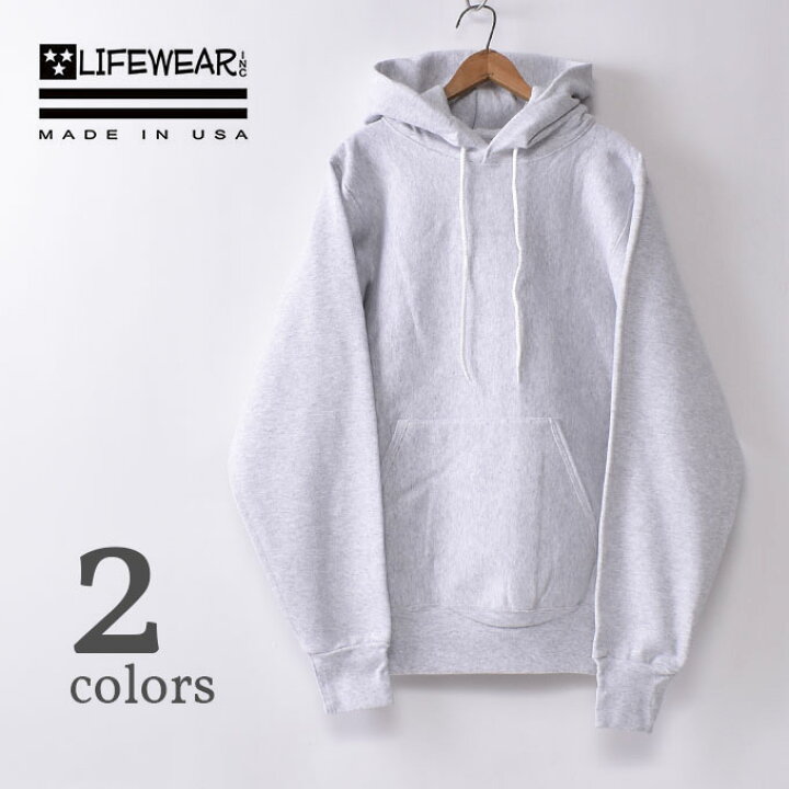 楽天市場】LIFE WEAR / 9521 HEAVY WEIGHT HOODED SWEATSHIRTSライフ 