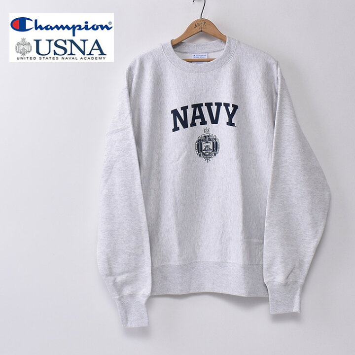楽天市場】Champion / USNA ISSUE Reverse Weave Sweat Crew / United  