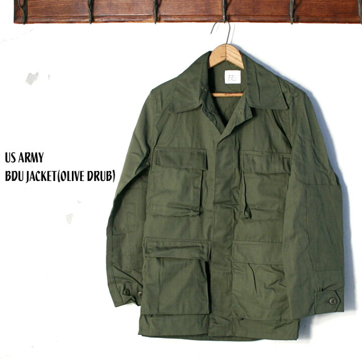 楽天市場】1981年製 デッドストックUS ARMY アメリカ軍BDU JACKET 