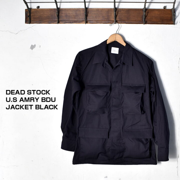 楽天市場】1997年製 デッドストック米軍 アメリカ軍BDU JACKET BLACK 