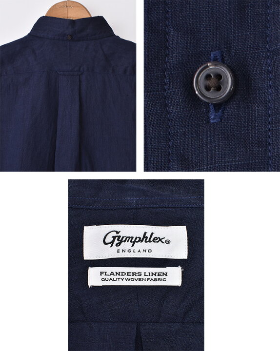 楽天市場】Gymphlex / BD SHIRTS S/S LINEN (#GY-B0244 KLS) ジム 