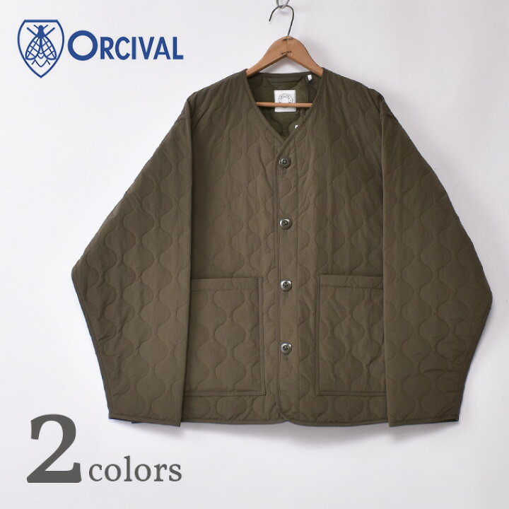 楽天市場】ORCIVAL / NO COLLAR QUILTING JACKET (#OR-A0575 NWT 
