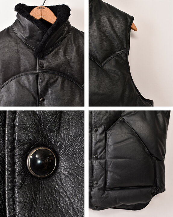 楽天市場】Rocky Mountain Featherbed / Leather Christy Vest / BLACK 