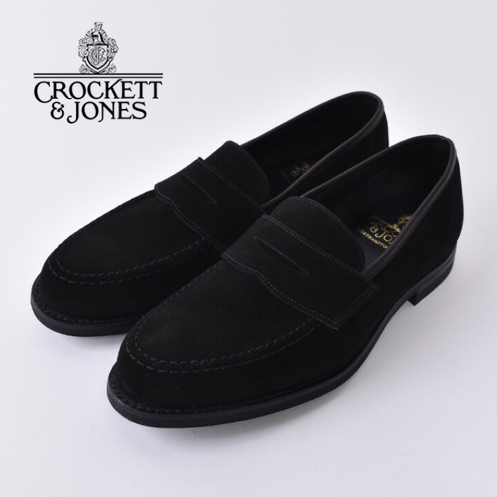 楽天市場】Crockett&Jones / HARVARD2 (City sole) / BLACK SUEDE  