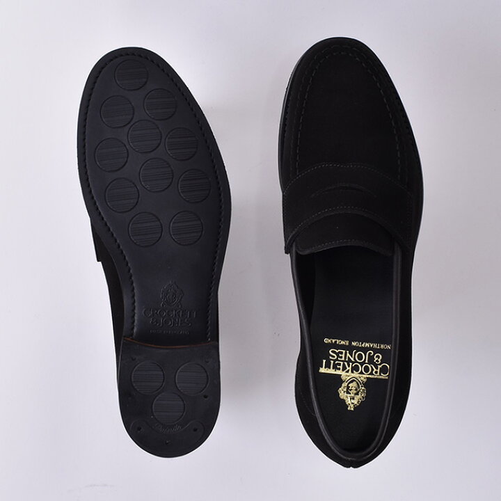 楽天市場】Crockett&Jones / HARVARD2 (City sole) / BLACK SUEDE  