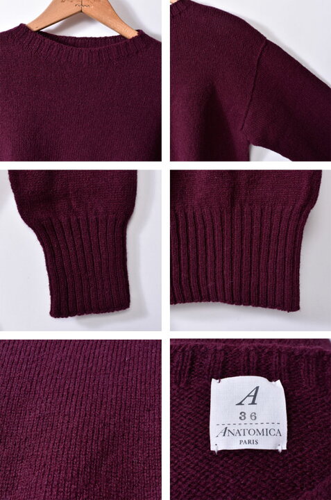 楽天市場】【ANATOMICA】アナトミカSHET YARN KNIT CREW NECK SWEATER 