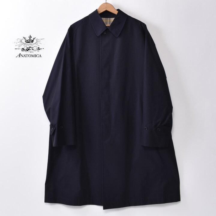 楽天市場】ANATOMICA / SINGLE RAGLAN COAT / GABARDINE / NAVY  
