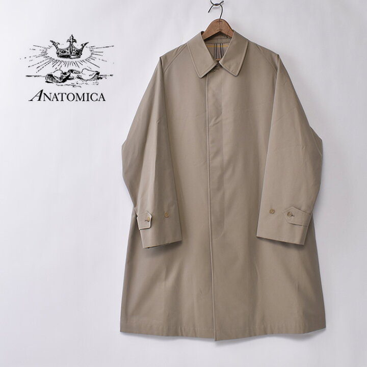 楽天市場】ANATOMICA / SINGLE RAGLAN COAT / GABARDINE / BEIGE 
