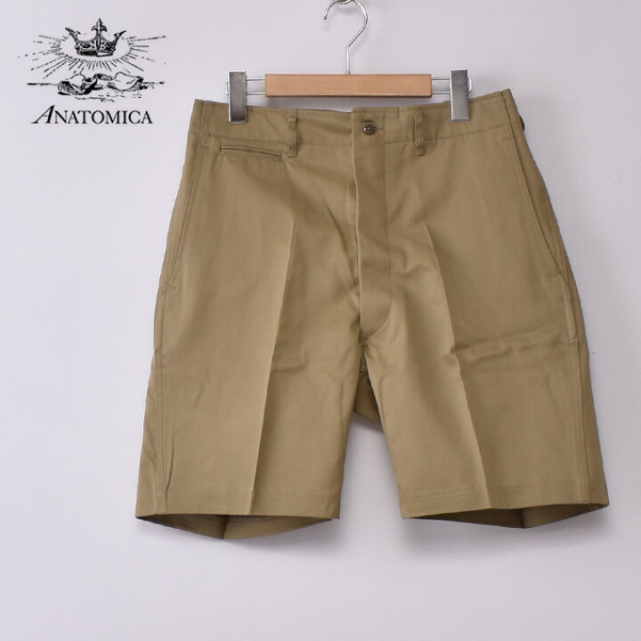 楽天市場】ANATOMICA / CHINO SHORTS / BEIGEアナトミカ / チノ 