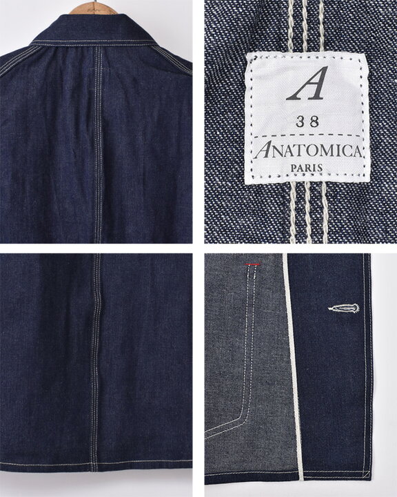 楽天市場】ANATOMICA / COVERALL DUNGAREE / INDIGO / NON WASH  