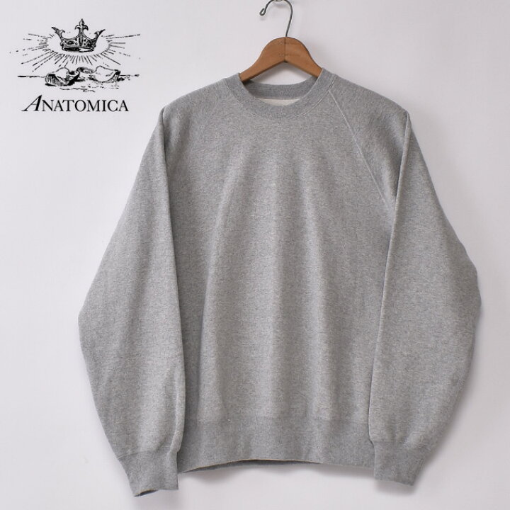 楽天市場】ANATOMICA / SWEAT RAGLAN CREW NECK / GREYアナトミカ 
