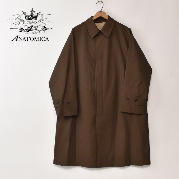 楽天市場】ANATOMICA / SINGLE RAGLAN COAT / GABARDINE / BROWN 