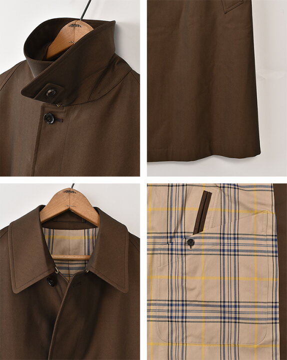 楽天市場】ANATOMICA / SINGLE RAGLAN COAT / GABARDINE / BROWN 