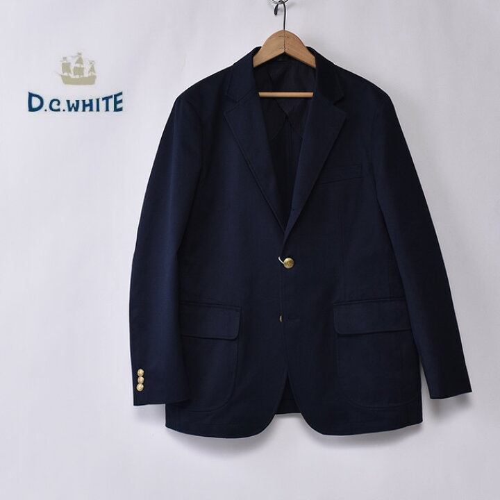 DC WHITE ULTIMATE NAVY BLAZERネイビーブレザー紺ブレ - ブレザー上着