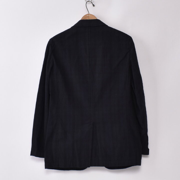 楽天市場】DC WHITE / COTTON LINEN ORVERDYED BLACK WATCH JACKET 