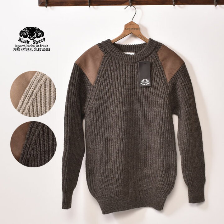 楽天市場】Made in England【BLACK SHEEP】ブラックシープCREW NECK 
