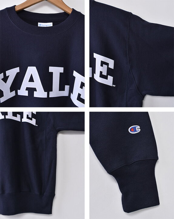 楽天市場】【Champion】チャンピオンUS企画 YALE UNIV Reverse Weave 