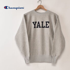Champion / REVERSE WEAVE / TRUE TO ARCHIVES (C3-S026) / “YALE” SILVER GRAYチャンピオン / リバースウィーブ(R) / クルーネックスウェットシャツ / トゥルートゥーアーカイブス /YALE “イェール大学” シルバーグレー