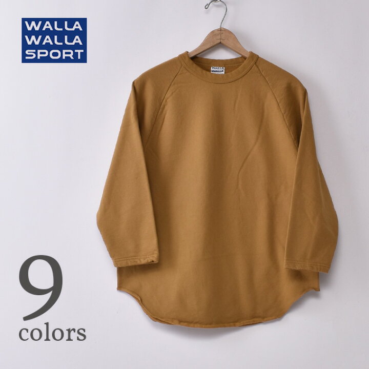 楽天市場】WALLA WALLA SPORT / 9oz FLEECE 3/4 BASEBALL SWEAT 