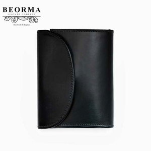 BEORMA LEATHER COMPANY / S0007 3FOLD WALLET / BRIDLE LEATHER�x�I�[�}���U�[�J���p�j�[ / �O�܂�E�H���b�g ���z�S2�F (BLACK�EDARK BROWN)z10x