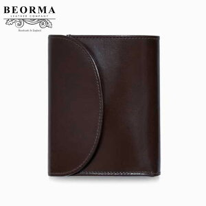 BEORMA LEATHER COMPANY / S0007 3FOLD WALLET / BRIDLE LEATHER�x�I�[�}���U�[�J���p�j�[ / �O�܂�E�H���b�g ���z�S2�F (BLACK�EDARK BROWN)z10x