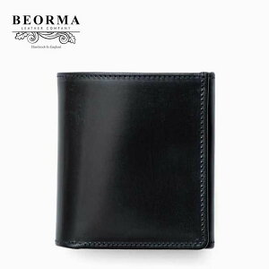 BEORMA LEATHER COMPANY / S0129 COMPACT WALLET / BRIDLE LEATHER�x�I�[�}���U�[�J���p�j�[ / ��܂�E�H���b�g ���z�S3�F (BLACK�EDARK BROWN�ENAVY)z10x