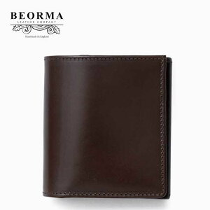 BEORMA LEATHER COMPANY / S0129 COMPACT WALLET / BRIDLE LEATHER�x�I�[�}���U�[�J���p�j�[ / ��܂�E�H���b�g ���z�S3�F (BLACK�EDARK BROWN�ENAVY)z10x