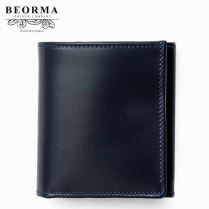 BEORMA LEATHER COMPANY / S0129 COMPACT WALLET / BRIDLE LEATHER�x�I�[�}���U�[�J���p�j�[ / ��܂�E�H���b�g ���z�S3�F (BLACK�EDARK BROWN�ENAVY)z10x
