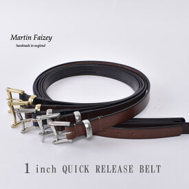 【Martin Faizey】マーティン フェイジーQUICK RELEASE BELT クイックリリース ベルト1インチ（2.3センチ幅）全6色z10x