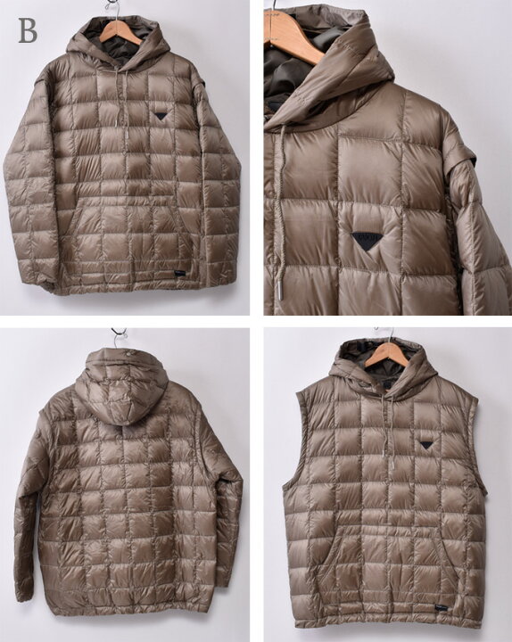 楽天市場】【TAION EXTRA】タイオンエクストラHOOD PULLOVER DOWN SET 