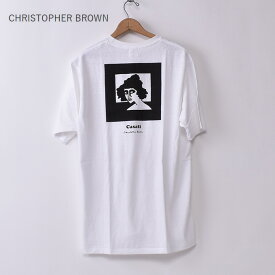 【CHRISTOPHER BROWN】クリストファーブラウン「casati」SHORT SLEEVE T-SHIRT半袖TシャツWHITE ホワイト [ネコポス対応]