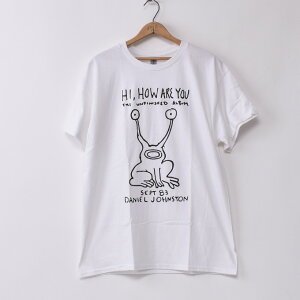 DANIEL JOHNSTON / Hi How Are You S/S Print Tee�_�j�G���W�����X�g�� / ���b�NT�V���c �v�����gT�V���c �I�t�B�V����TNIRVANA /�j���o�[�i �J�[�g�R�o�[�� �S2�F[�l�R�|�X�Ή�]