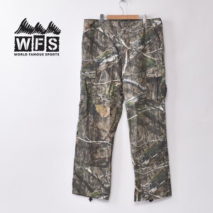 World Famous Sports / Brushed Cotton 6pocket Cargo Pants / MOSSY OAK���[���h�t�F�C�}�X�X�|�[�c / �u���b�V���R�b�g�� �V�b�N�X�|�P�b�g �J�[�S�p���c / ���b�V�[�I�[�N