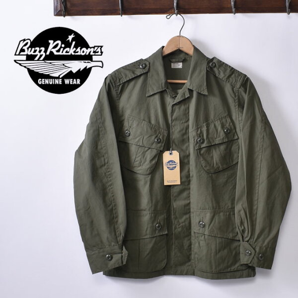 BUZZRICKSON'S / Lot No. BR12247 / COAT, MAN'S COMBAT TROPICAL / 149) OLIVE バズリクソンズ / アメリカ軍 トロピカル コンバット ジャケット / オリーブ