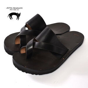 JUTTA NEUMANN / FRANK/BIRKENSTOCK SOLE / LATIGO LEATHER / BLACK���b�^ �j���[�}�� / �t�����N/�r���P���V���g�b�N�\�[�� / ���e�B�S���U�[ / ���E���h�^�C�v ���U�[ �T���_�� / �u���b�N