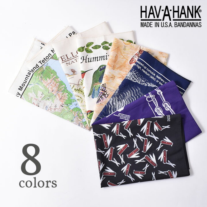楽天市場】HAV-A-HANK / THE PRINTED IMAGE / BANDANAハバハンク / ザ 