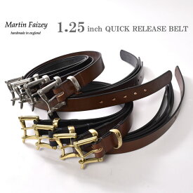 【Martin Faizey】マーティン フェイジーQUICK RELEASE BELT クイックリリース ベルト1.25インチ（3センチ幅）全8色z10x