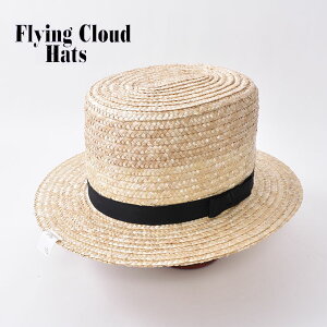 FLYING CLOUD HATS BY AMISH / STRAW HAT WITH RIBBON AND BOW�t���C���O�N���E�h�n�b�g / �A�[�~�b�V���n�b�g �p�i�}�n�b�g �p�i�}�X �����X �X�g���[�n�b�g