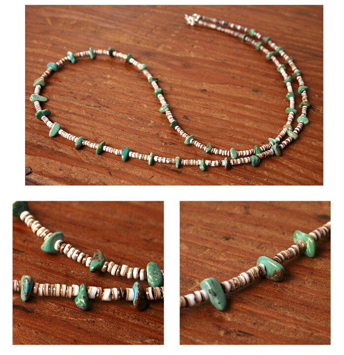 楽天市場】Colina Yazzie / Nugget Necklace / TURQUOISE