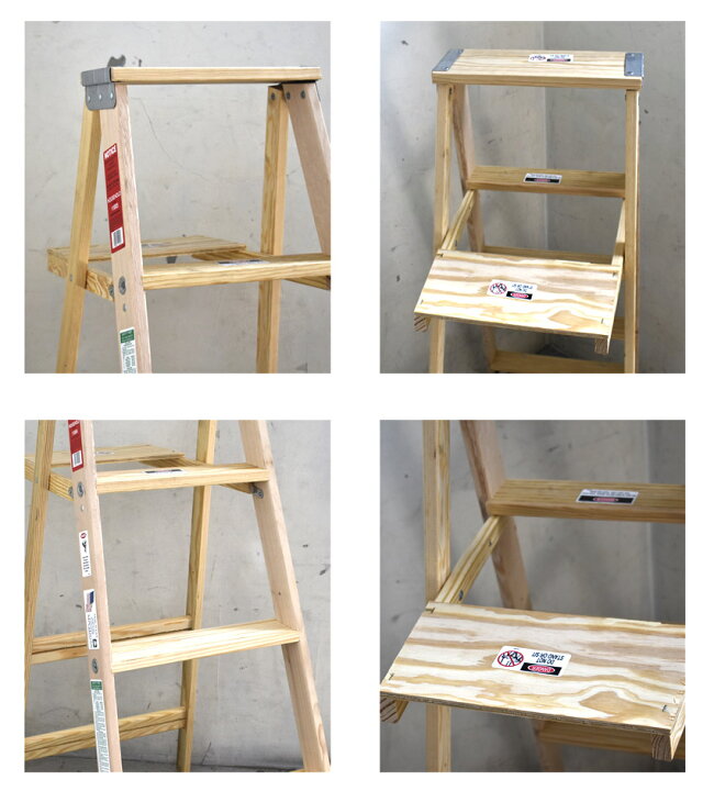 楽天市場】Made in USA MICHIGAN LADDER ミシガンラダー ウッドラダー 