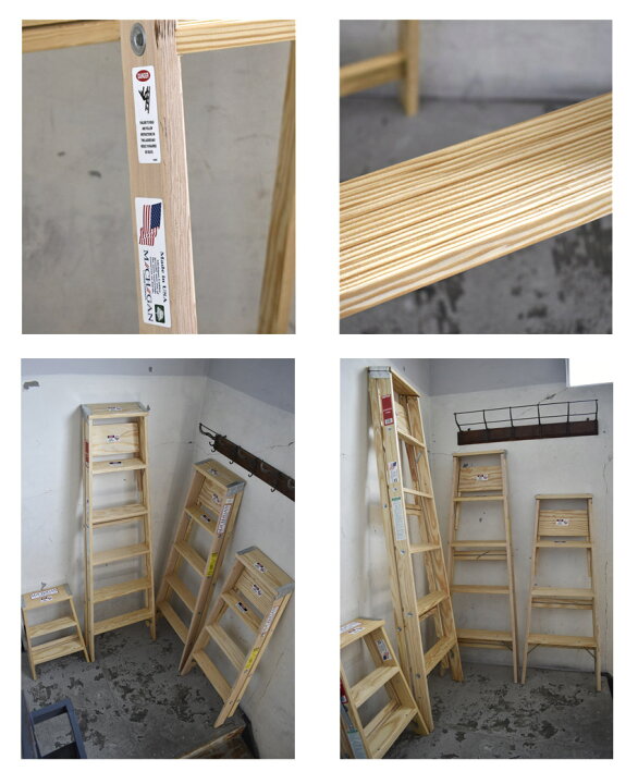 楽天市場】Made in USA MICHIGAN LADDER ミシガンラダー ウッドラダー 