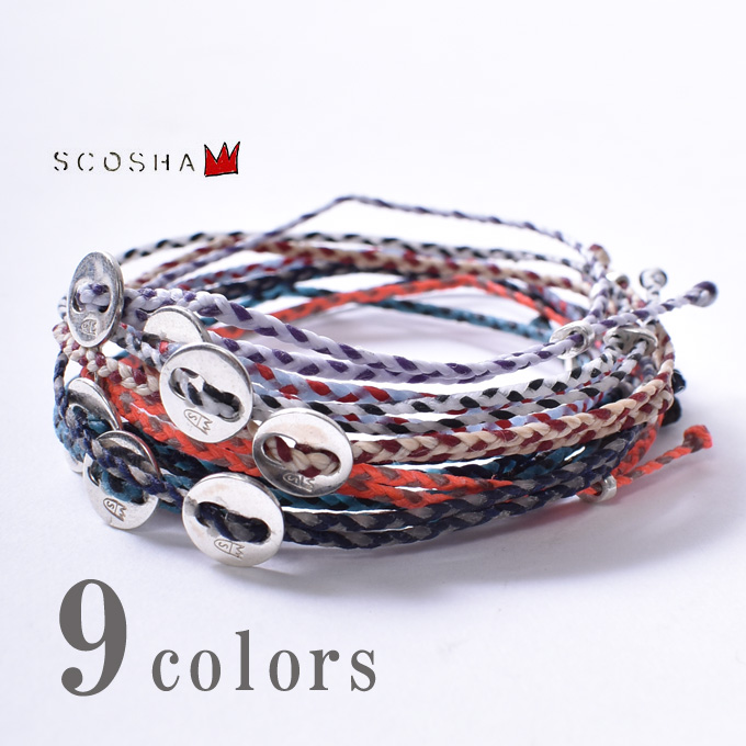 メンズ レディース ユニセックス SCOSHA スコーシャSB3 買物 z10x 9色 ゆうパケット対応 Bracelet 期間限定 ブレスレットMIX