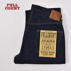 FULLCOUNT / 0105SSW Wide Denim Super Smooth 11.5oz / INDIGO ONE WASHtJEg / Chfj X[p[X[X 11.5IX / CfBSEHbV