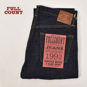 FULLCOUNT / 1101W Straight Denim 13.7oz / INDIGO ONE WASH�t���J�E���g / �X�g���[�g�f�j�� 13.7�I���X / �C���f�B�S�����E�H�b�V��