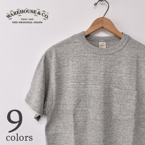 WARE HOUSE / Lot 4601 T-SHIRT ウエアハウス / 無地Tシャツ 全9色